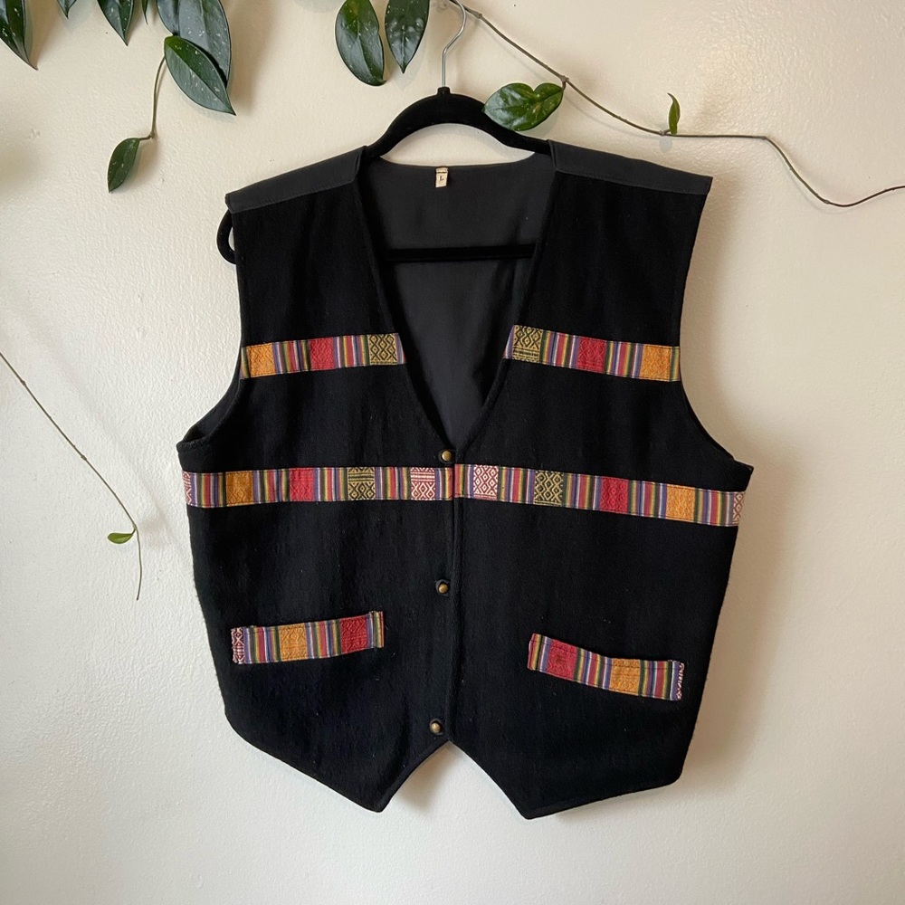 Boho Vest size L *FITS XL*